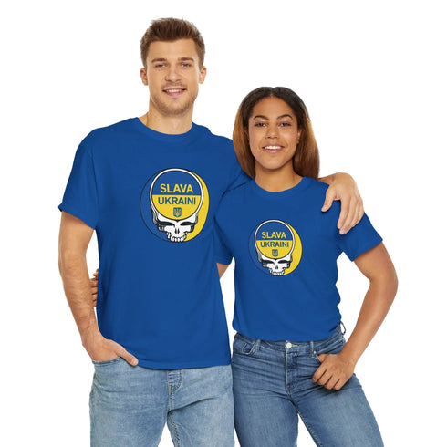Grateful Dead - Slava Ukraini Stealie Grateful Dead T-Shirt - StealieShop
